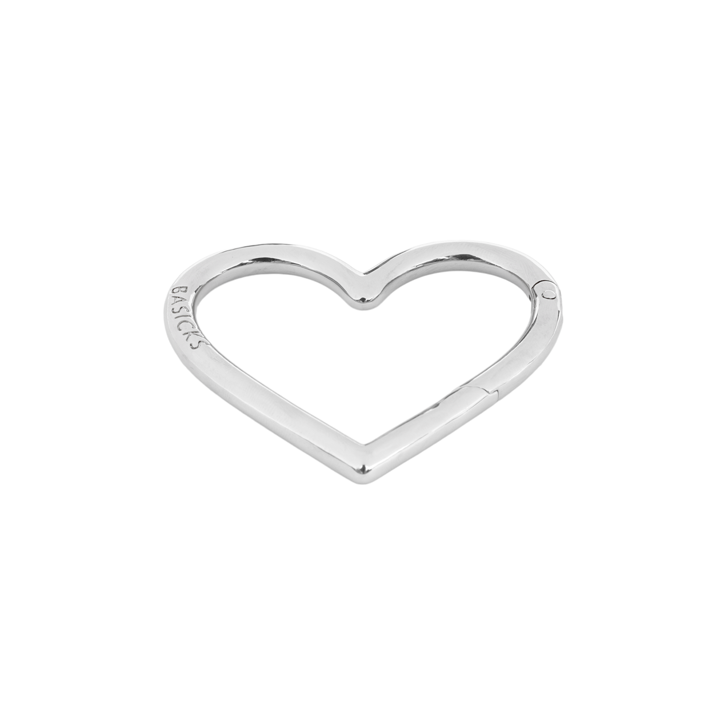 HEART CARBINER / SILVER