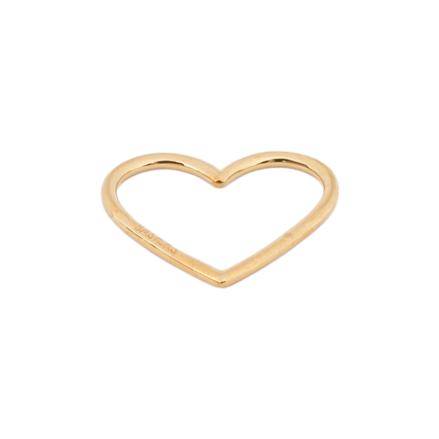 3D LOVE SILVER RING / GOLD