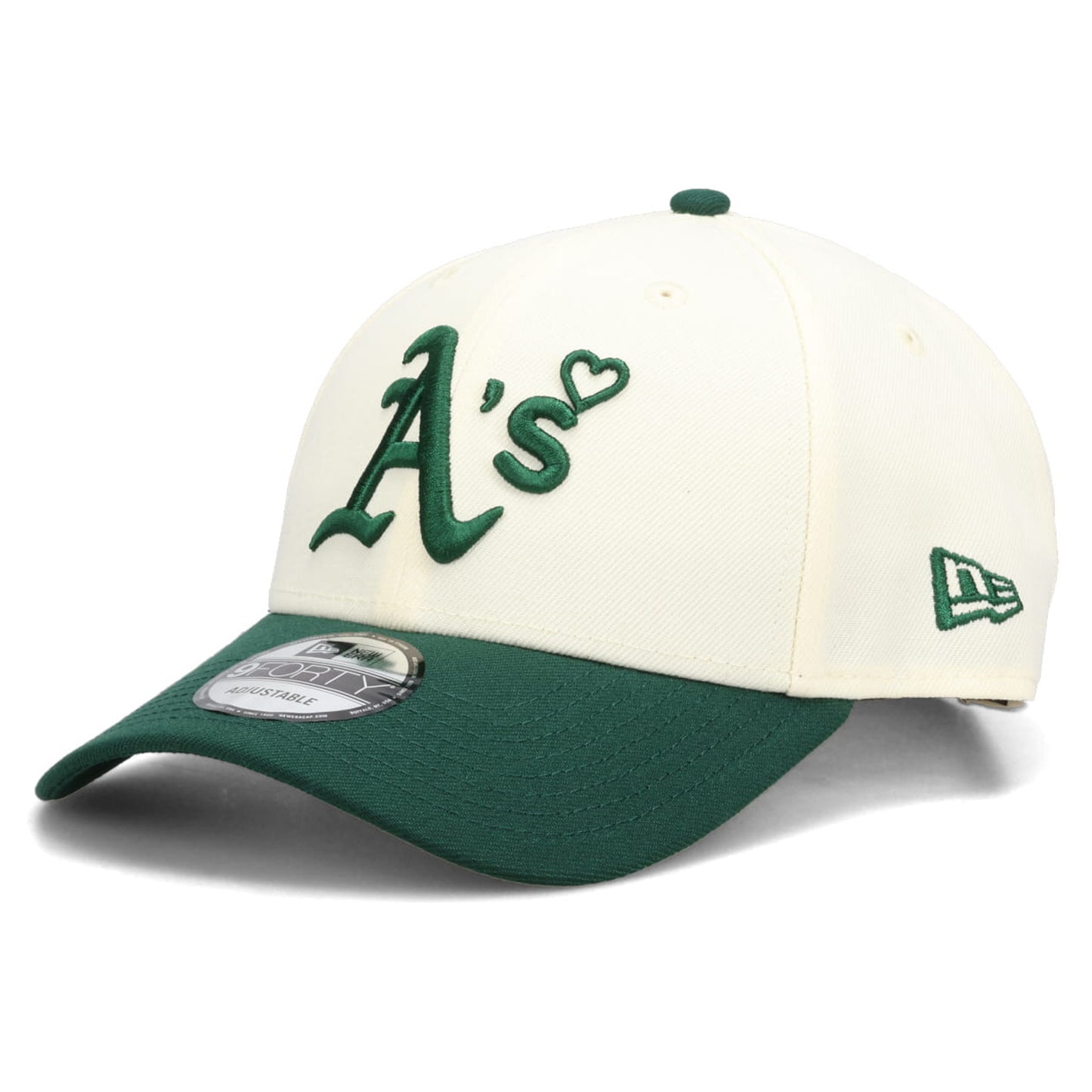 BASICKS x NEW ERA ATHLETICS CAP / WHITE×GREEN