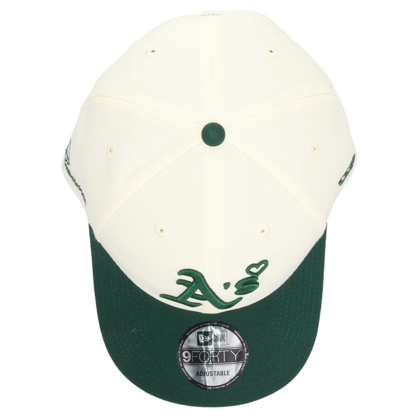BASICKS x NEW ERA ATHLETICS CAP / WHITE×GREEN