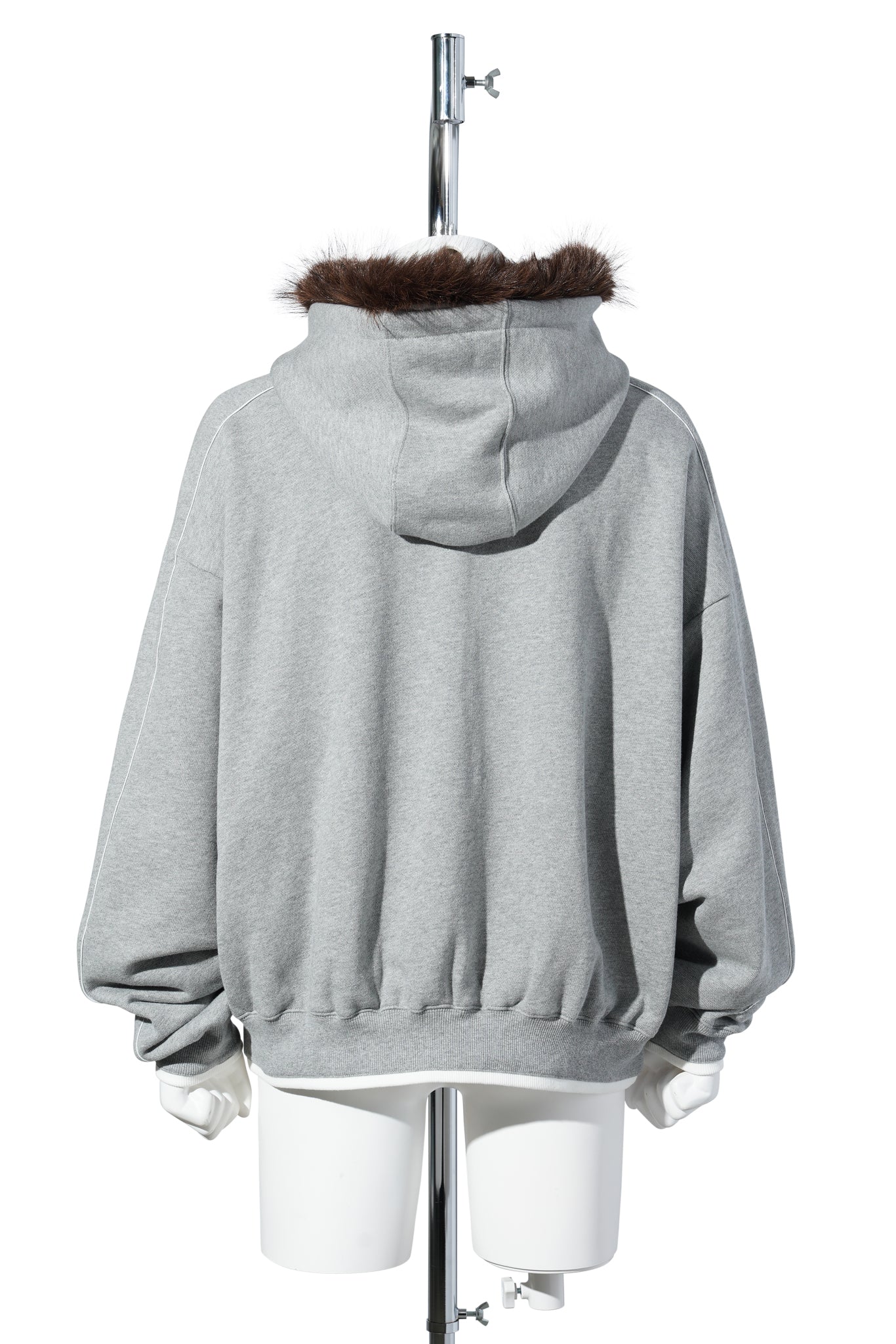 BASICKS x Reebok UNIFORM SWEAT HOODIE / GRAY