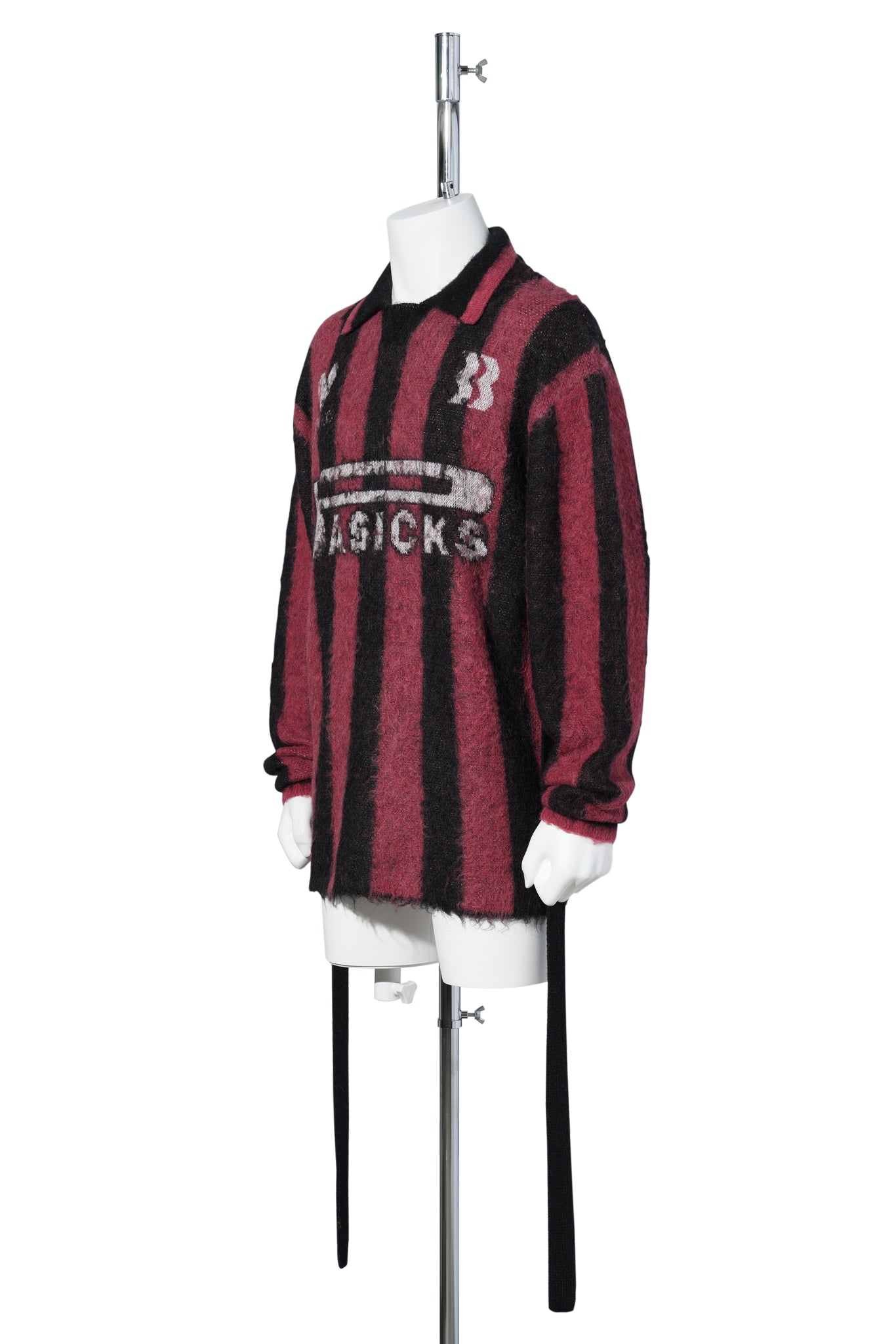 2WAY FOOTBALL STRIPE KNIT / REDSTP