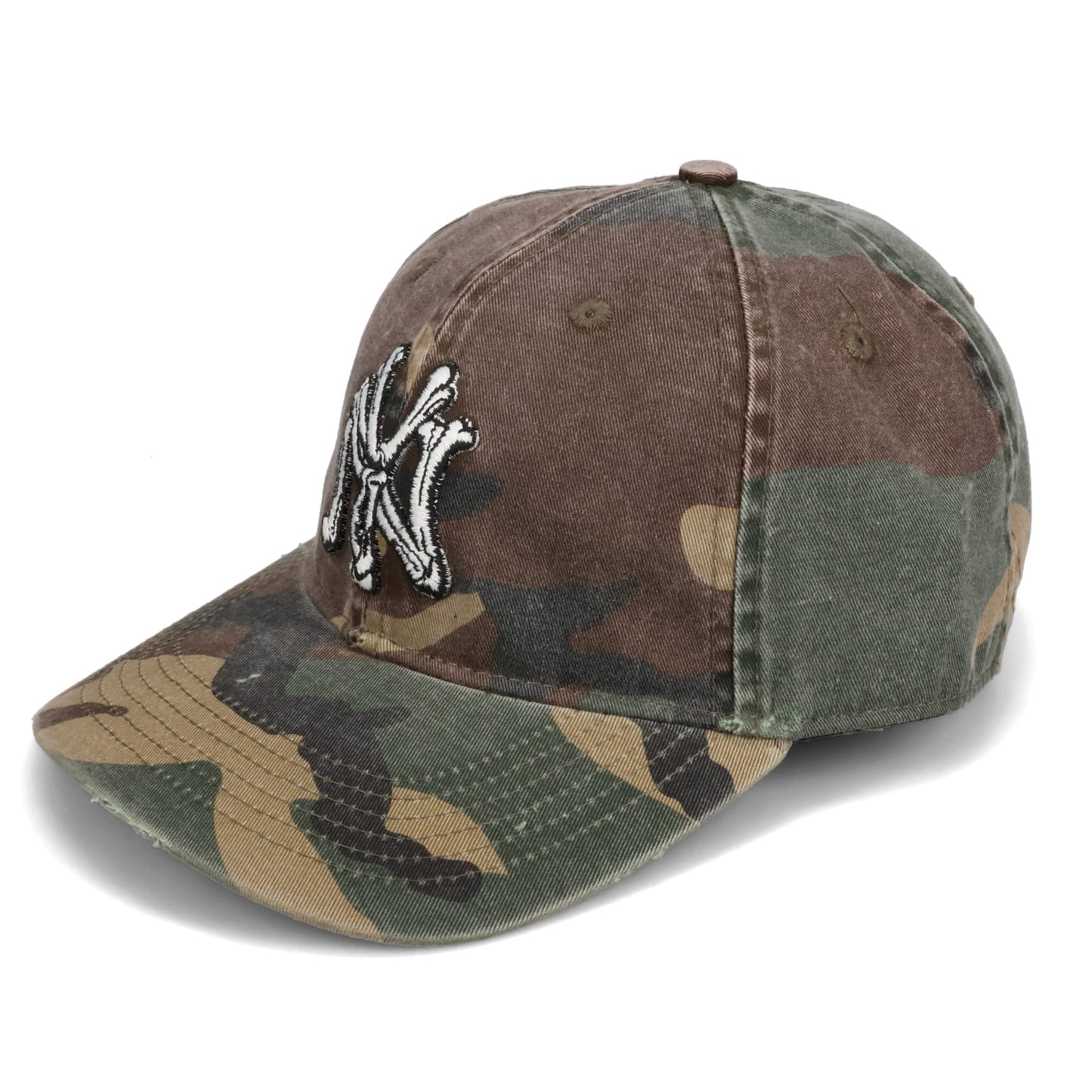 F.M.C.D/BORN NEW YORK VINTAGE WASHED CAMO CAP / CAMO