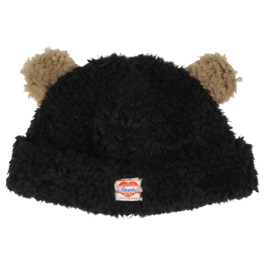 BEAR BEANIE / BLK x BRN