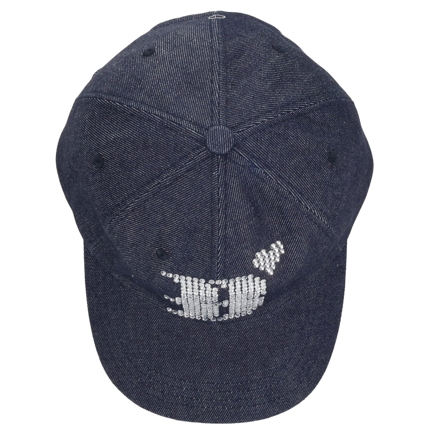RHINESTONE CAP / INDIGO