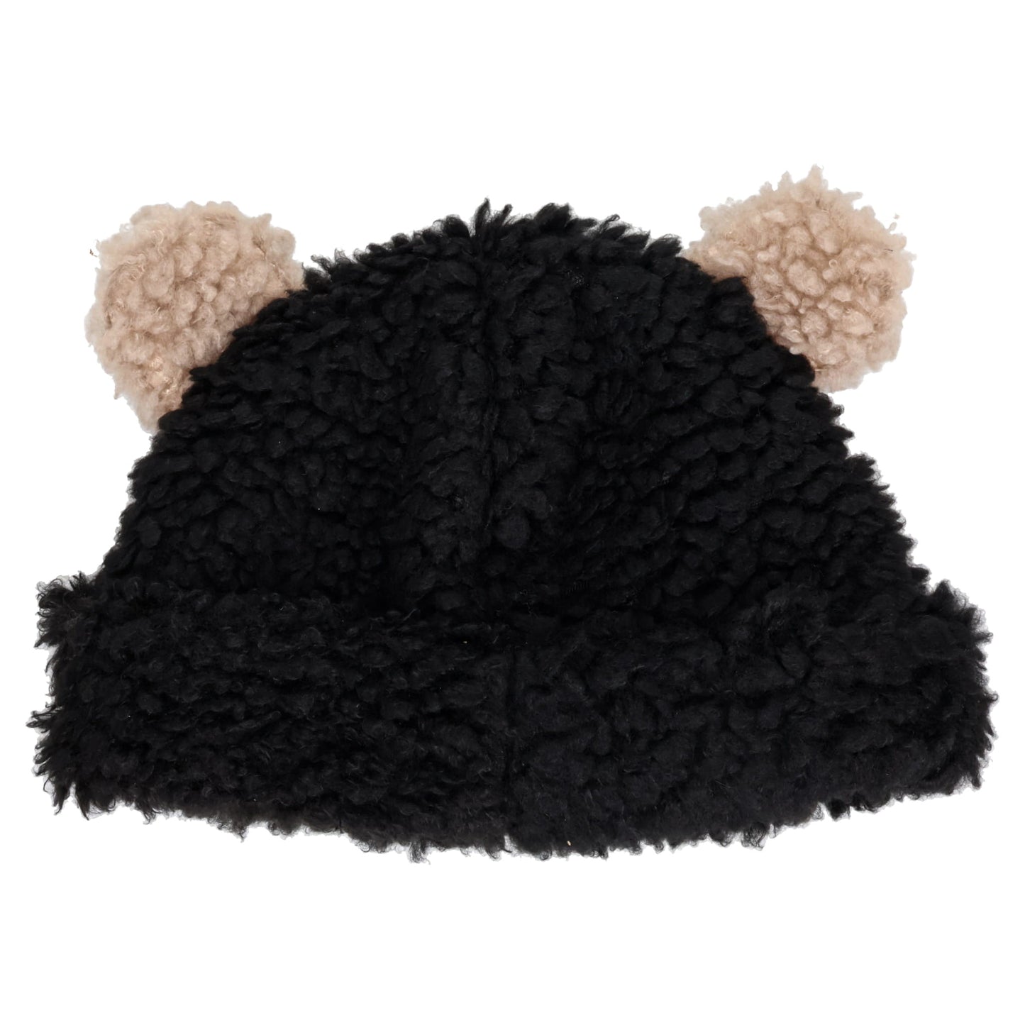 BEAR BEANIE / BLACK BROWN