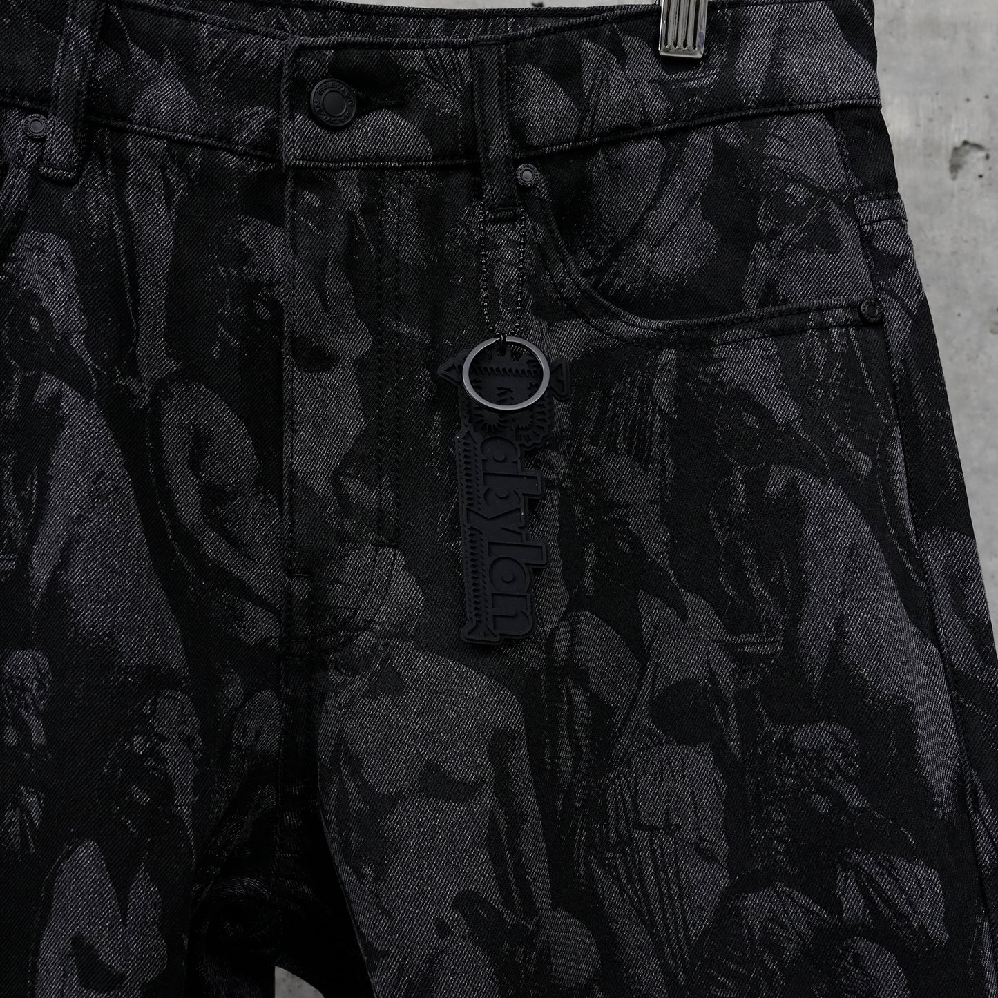 GOD’S PRINTED PANTS / BLACK