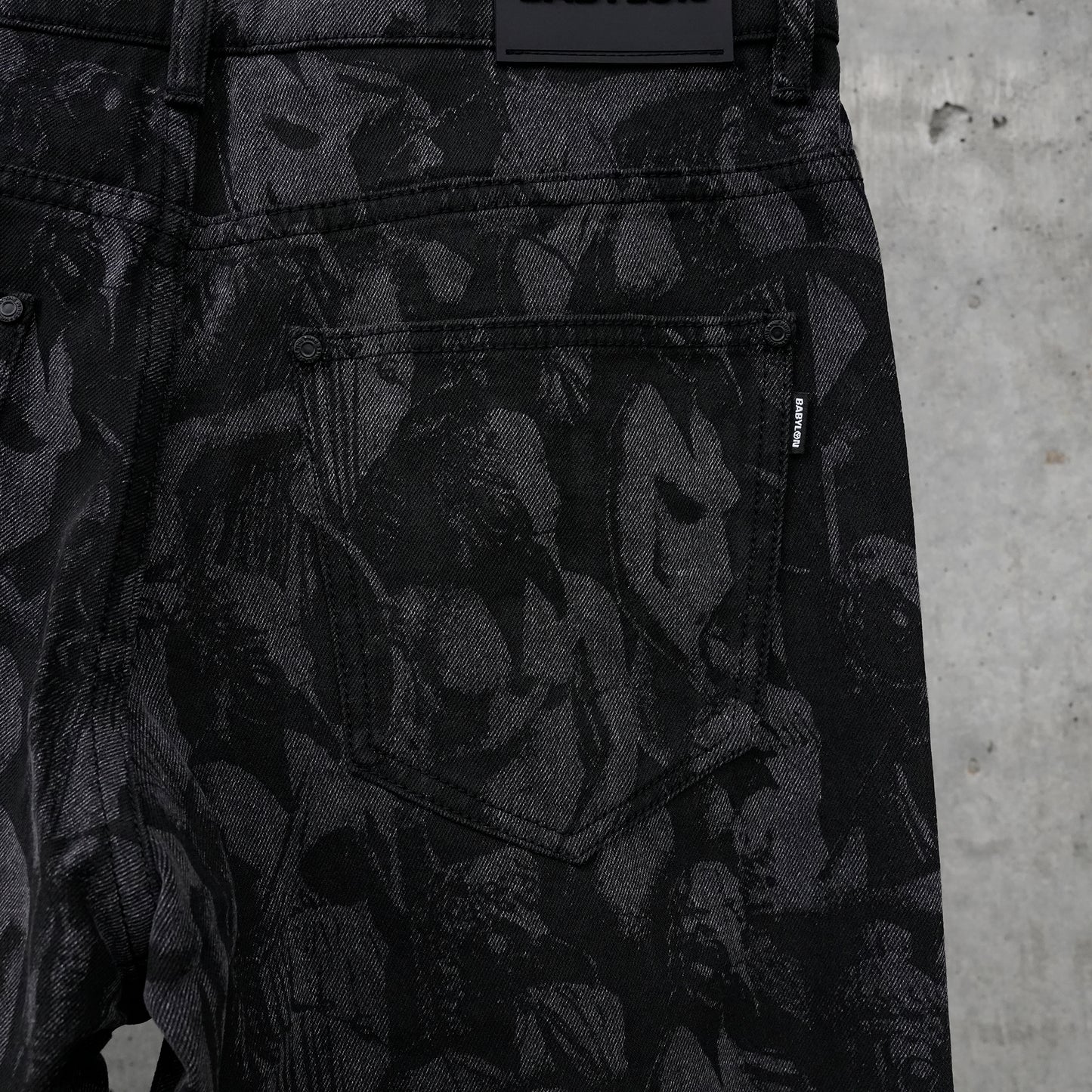 GOD’S PRINTED PANTS / BLACK