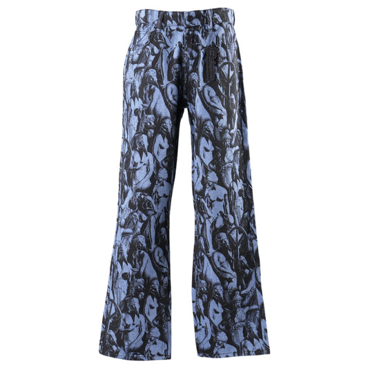 GOD’S PRINTED PANTS / BLUE