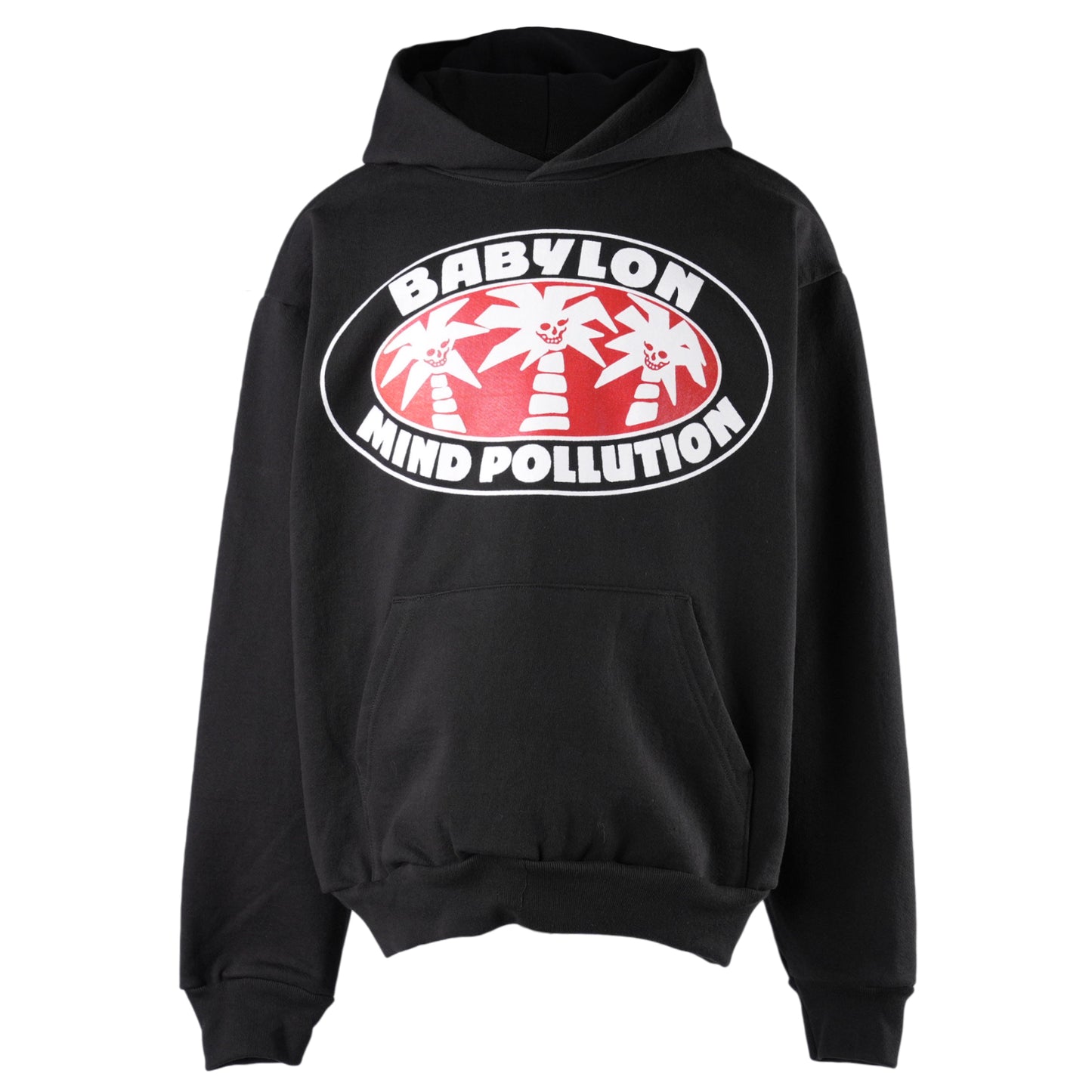 MIND POLLUTION HOODIE / BLACK