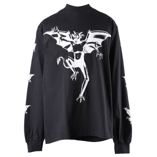 WHO THE DEVIL? LONGSLEEVE / BLACK