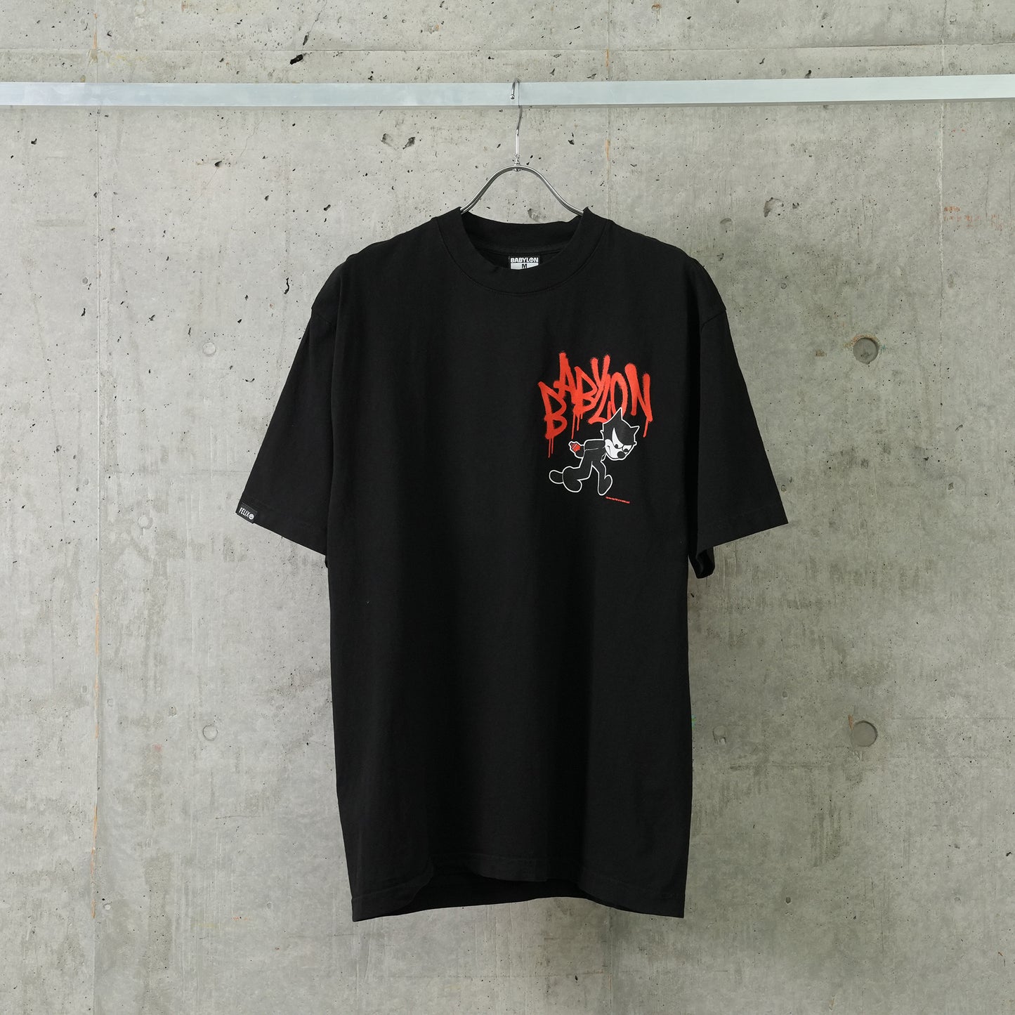 SPRAY TEE Felix x Babylon / BLACK