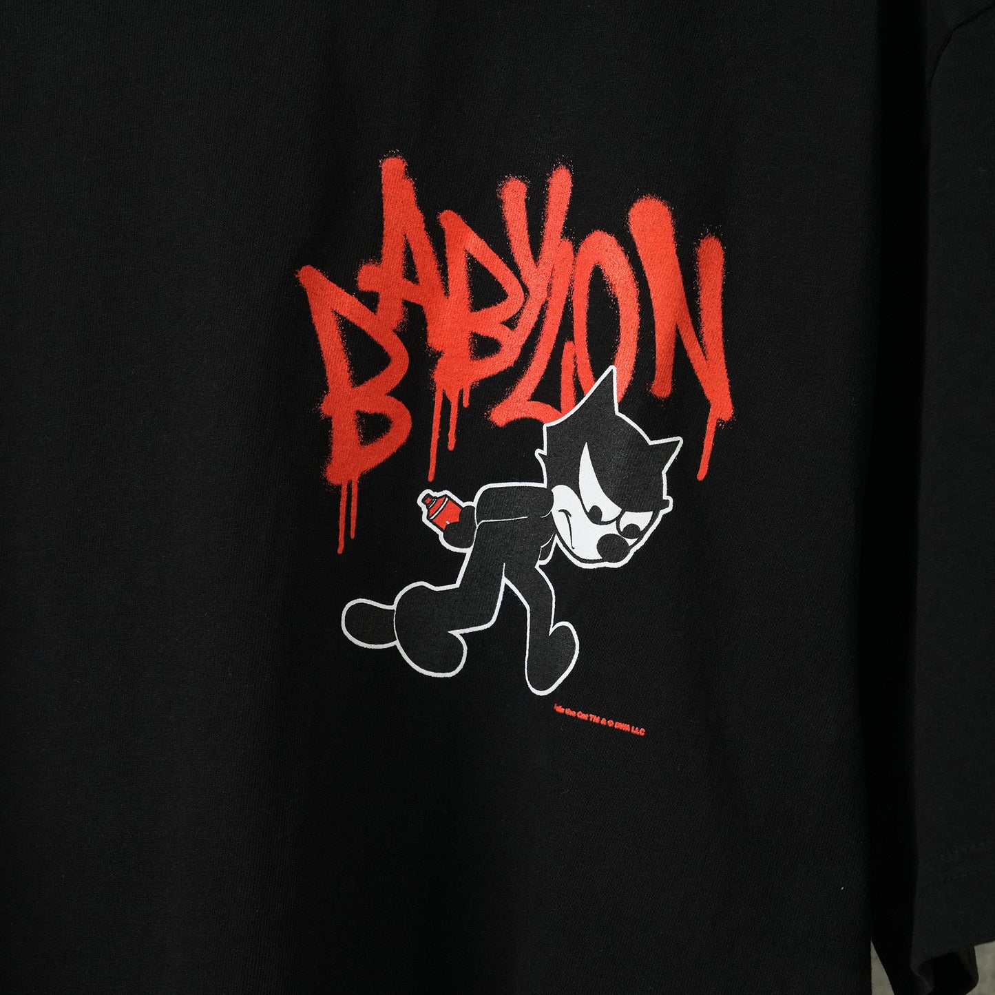 SPRAY TEE Felix x Babylon / BLACK