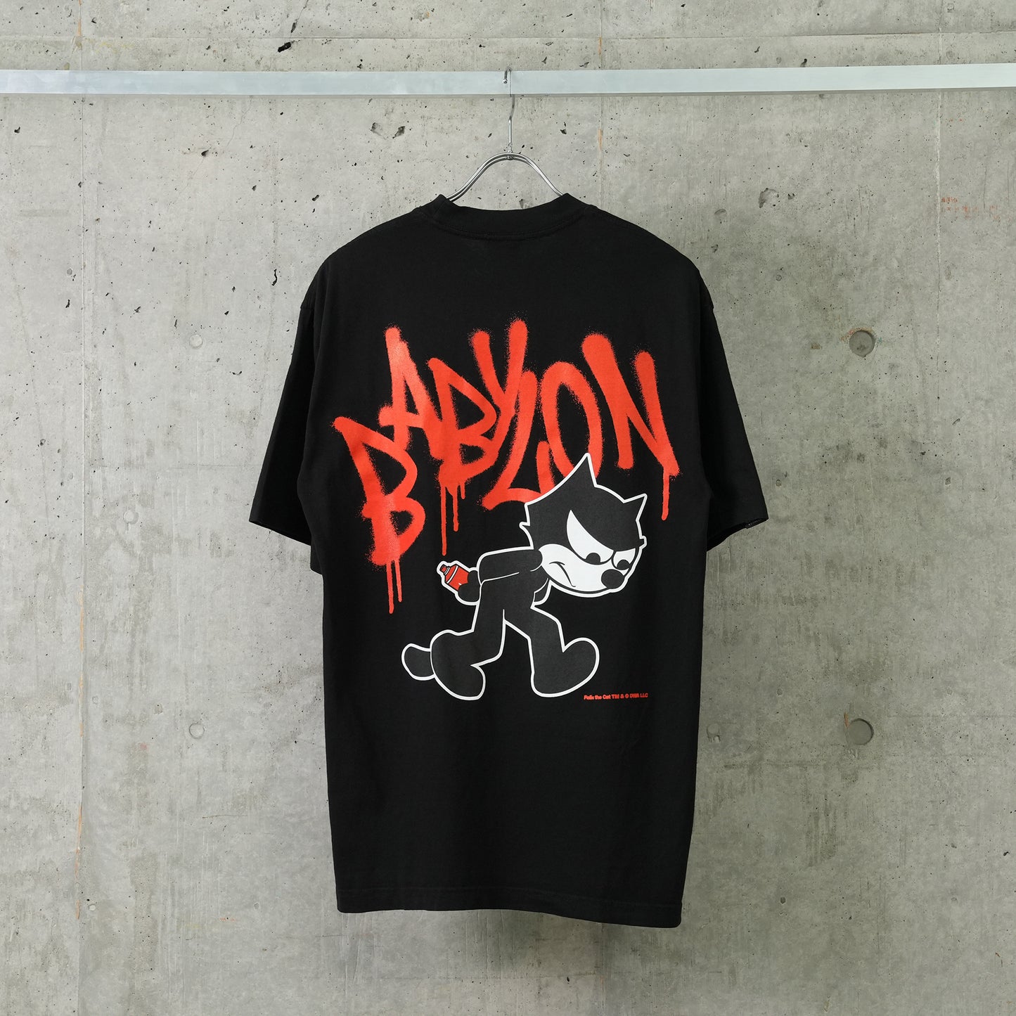 SPRAY TEE Felix x Babylon / BLACK