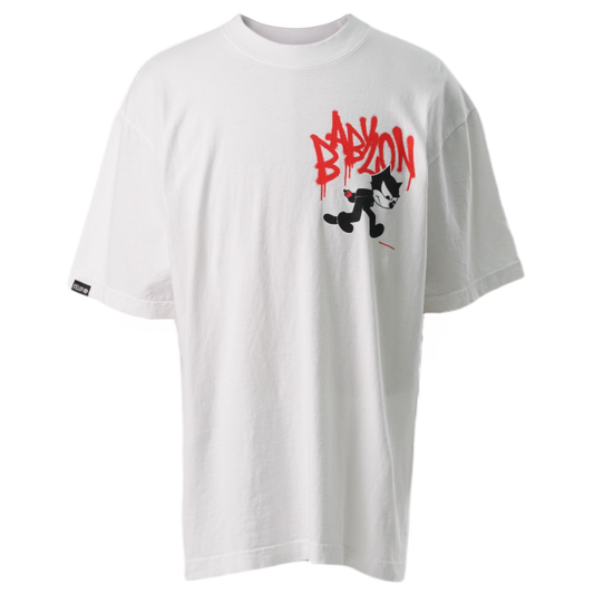 SPRAY TEE Felix x Babylon / WHITE