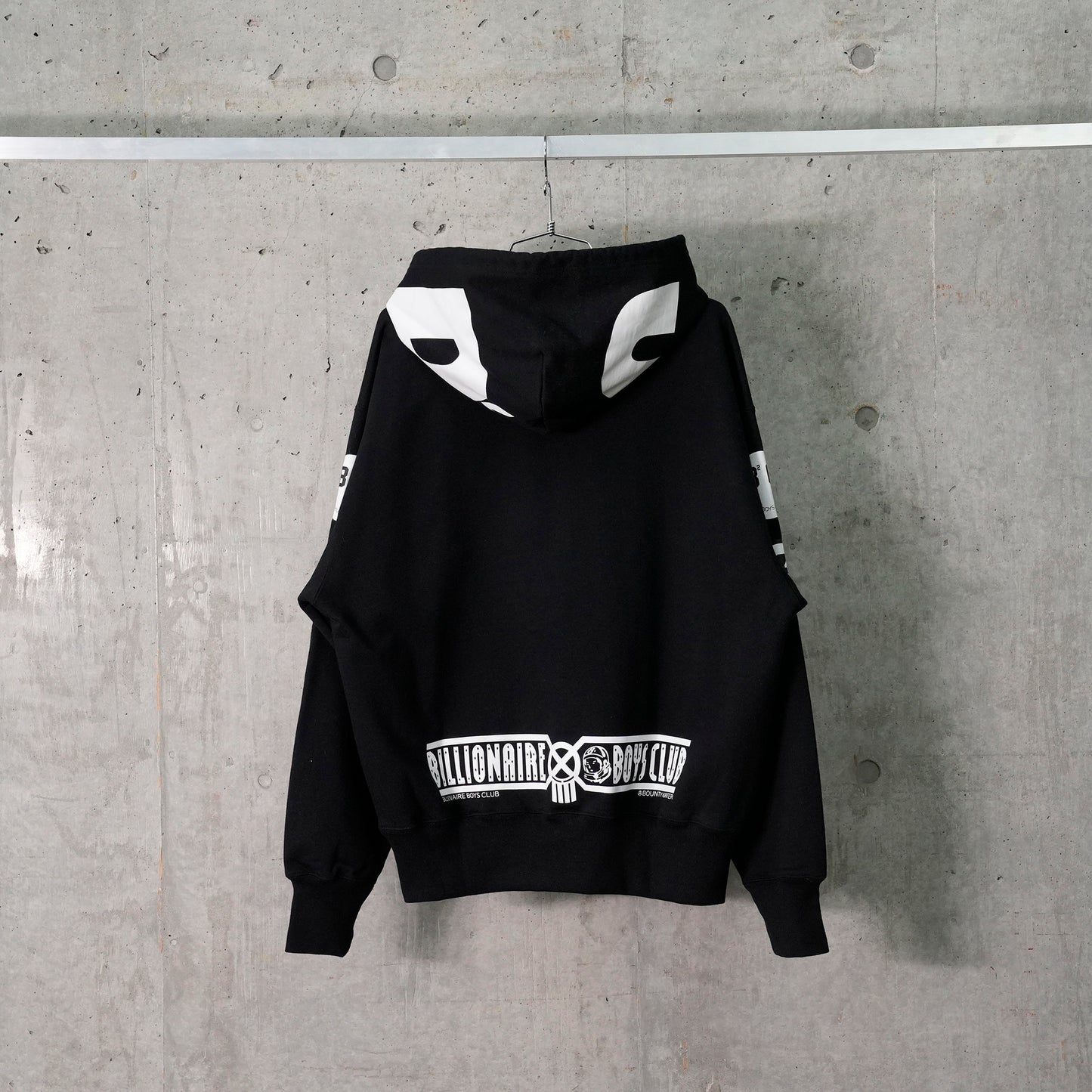 COTTON HOODIE / BLACK