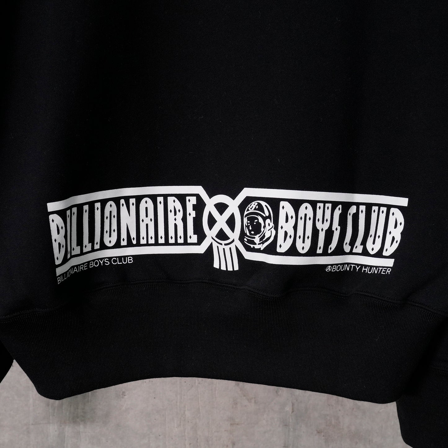 COTTON HOODIE / BLACK