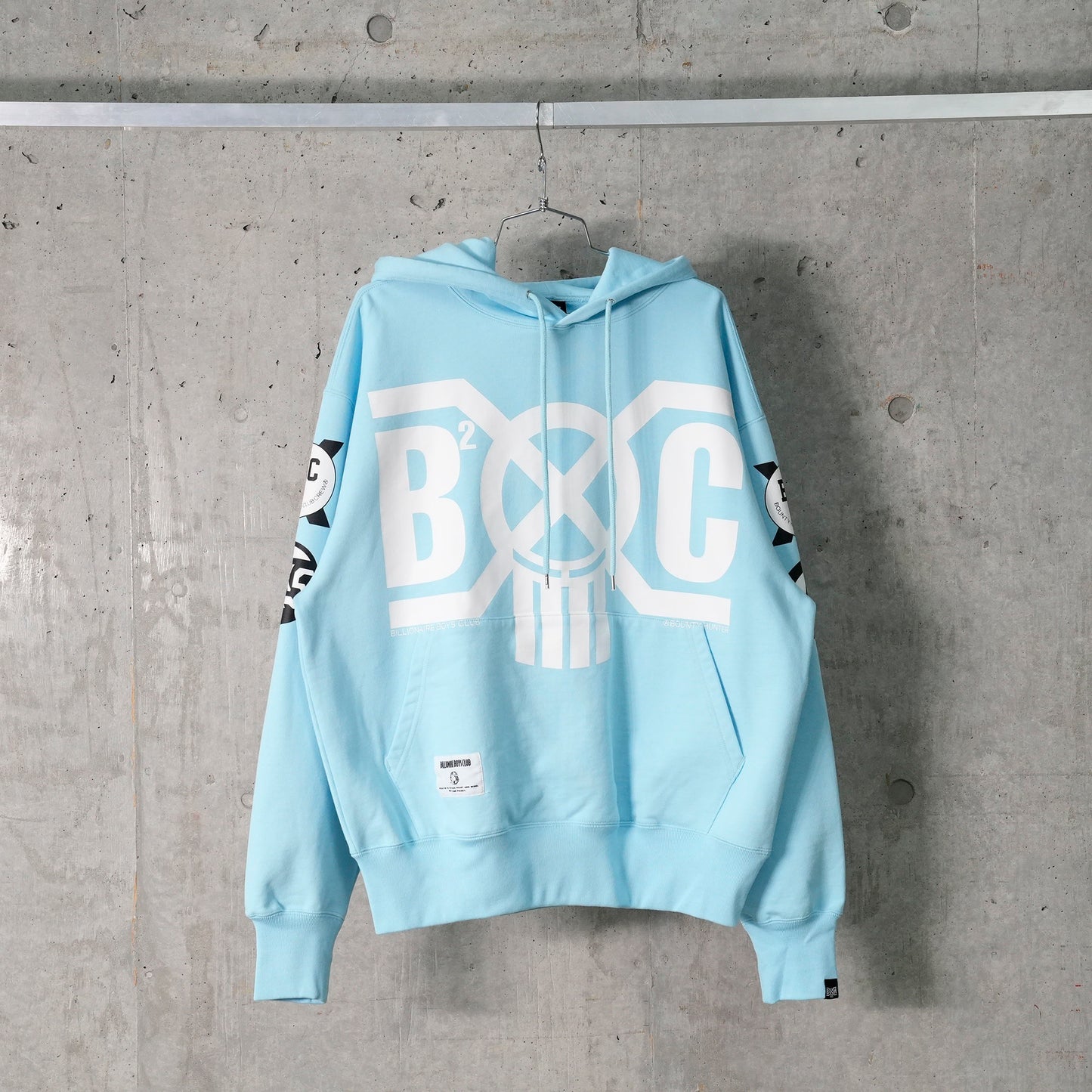 COTTON HOODIE / BLUE