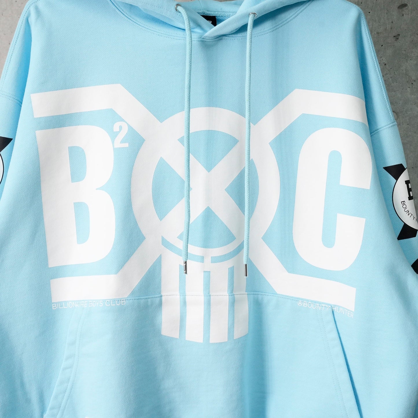 COTTON HOODIE / BLUE