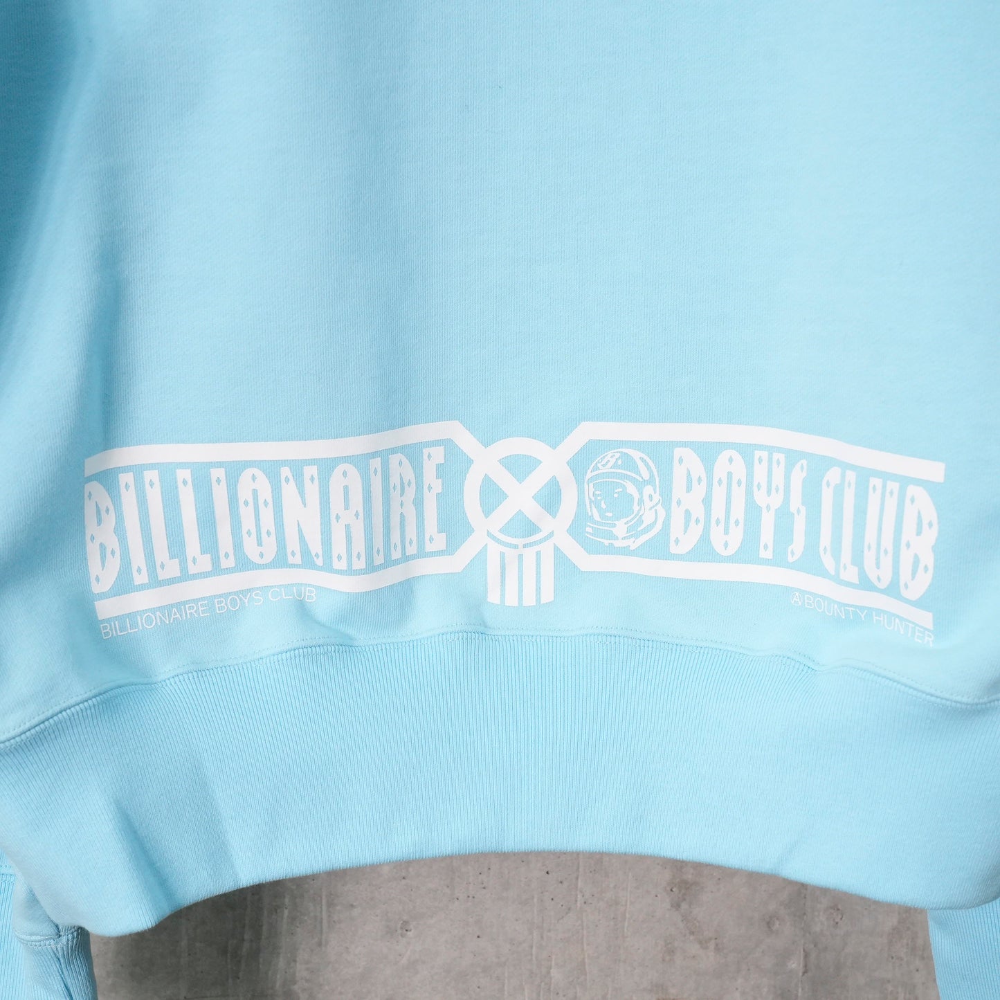 COTTON HOODIE / BLUE