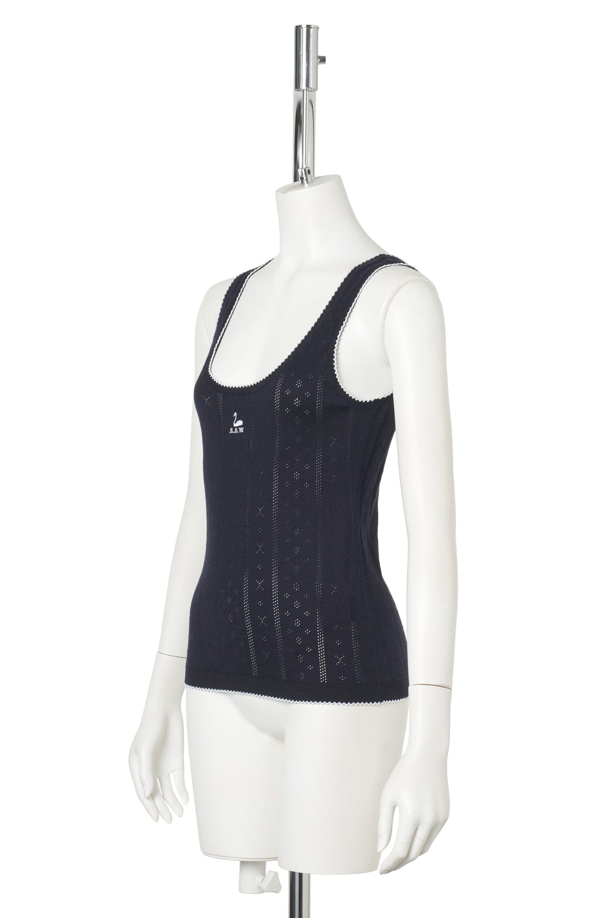 SINGLET / NAVY/WHITE (TRIM)