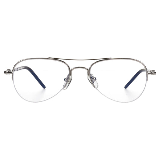 AUTOBIO / SILVER DARK BROWN & CLEAR LENS