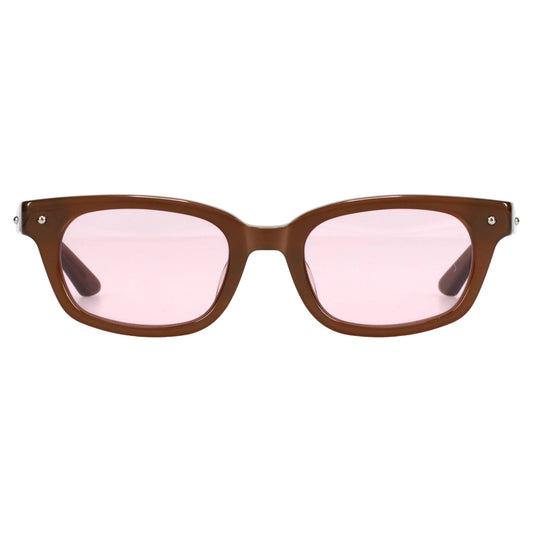 CHECKMATE / BROWN & FUSCHIA LENS