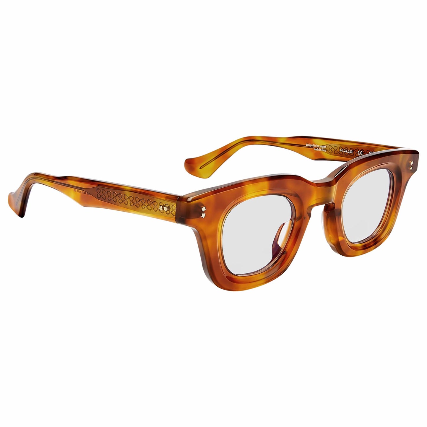 CRYBABY / ORANGE TORTOISE & CLEAR LENS