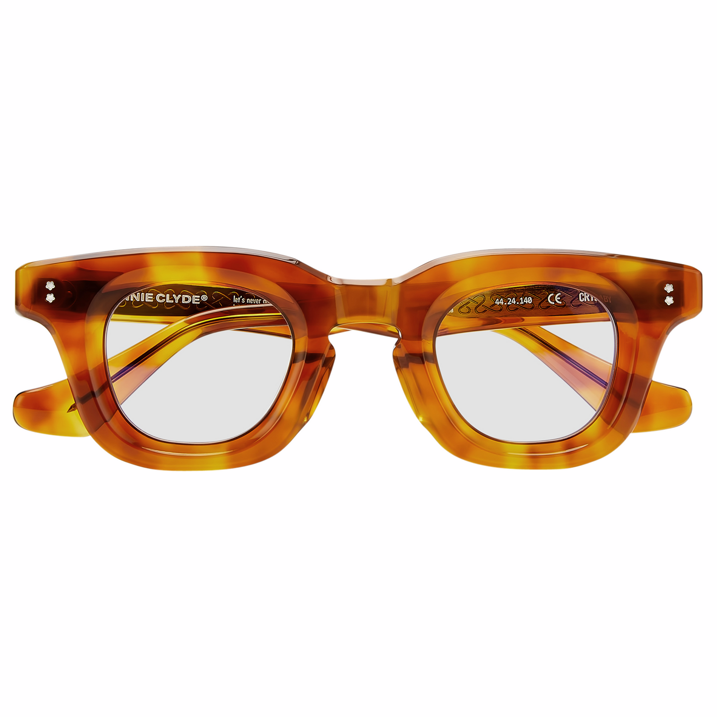 CRYBABY / ORANGE TORTOISE & CLEAR LENS