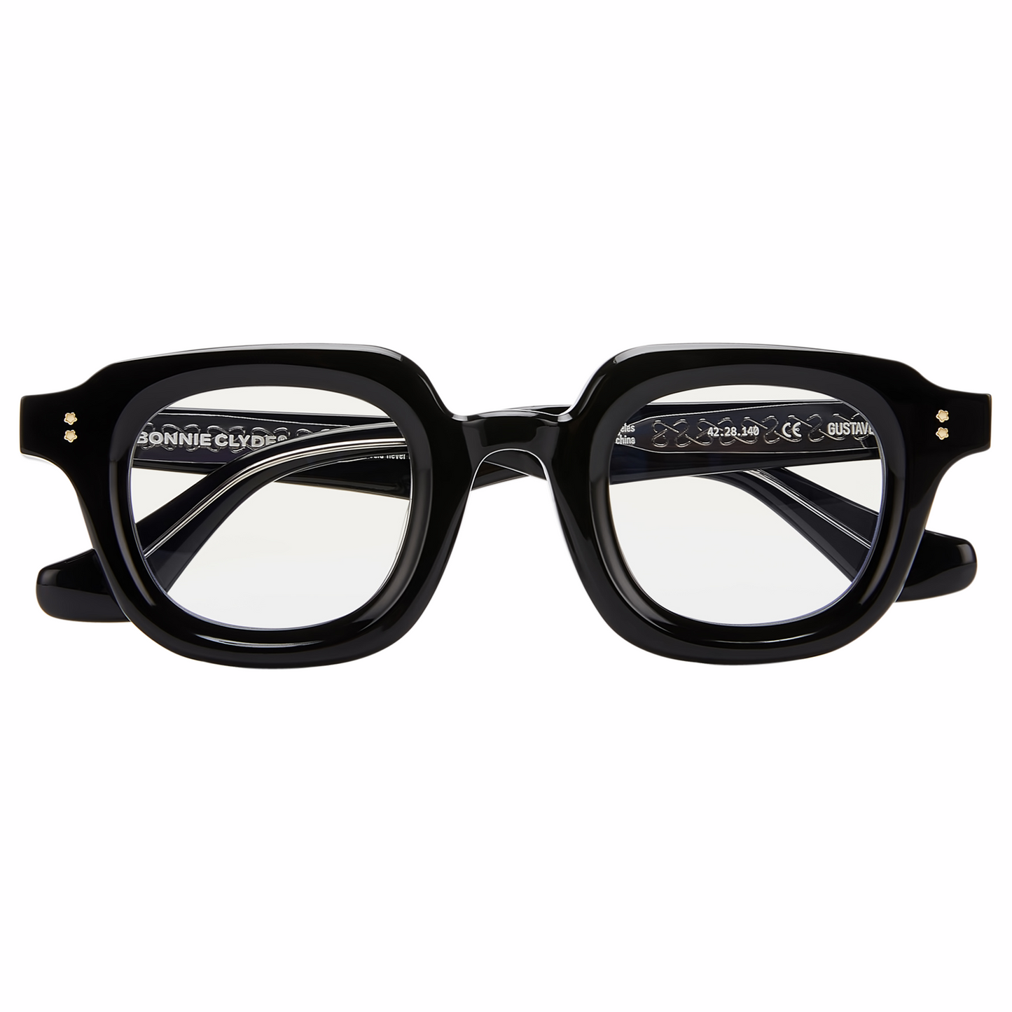 GUSTAVE / BLACK & CLEAR LENS