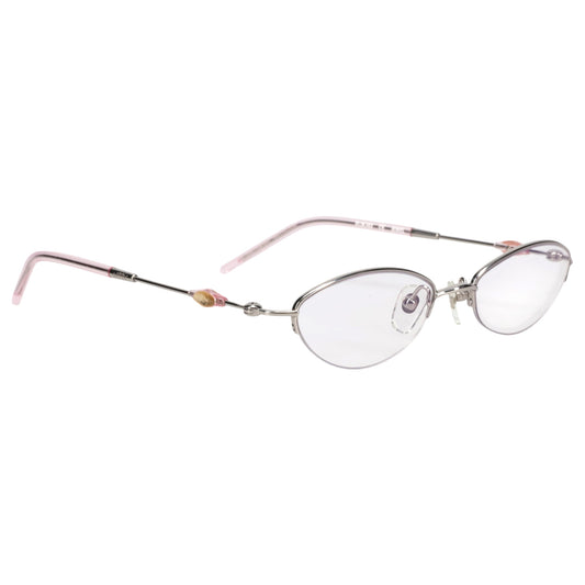 JEWEL / SILVER TRANSPARENT PINK & CLEAR LENS