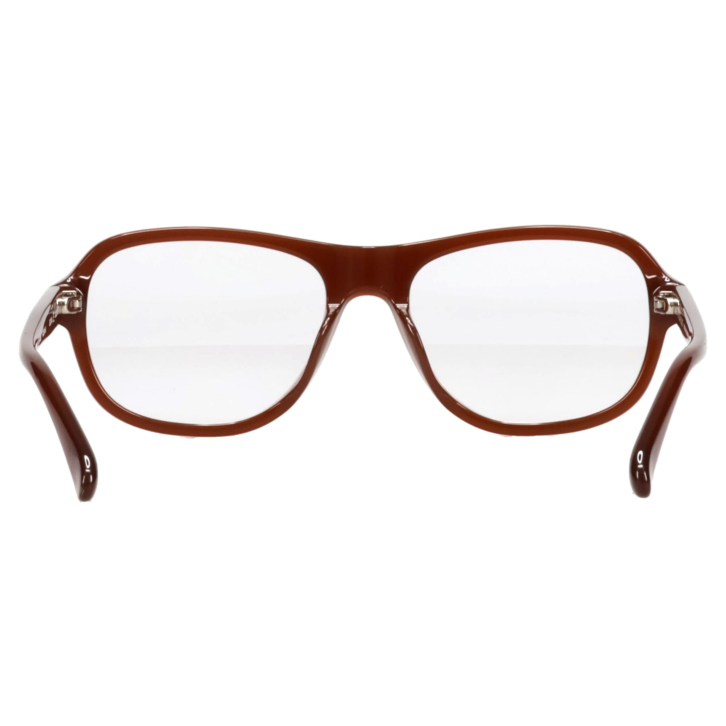 BOSS FIGH / DARK BROWN & CLEAR LENS