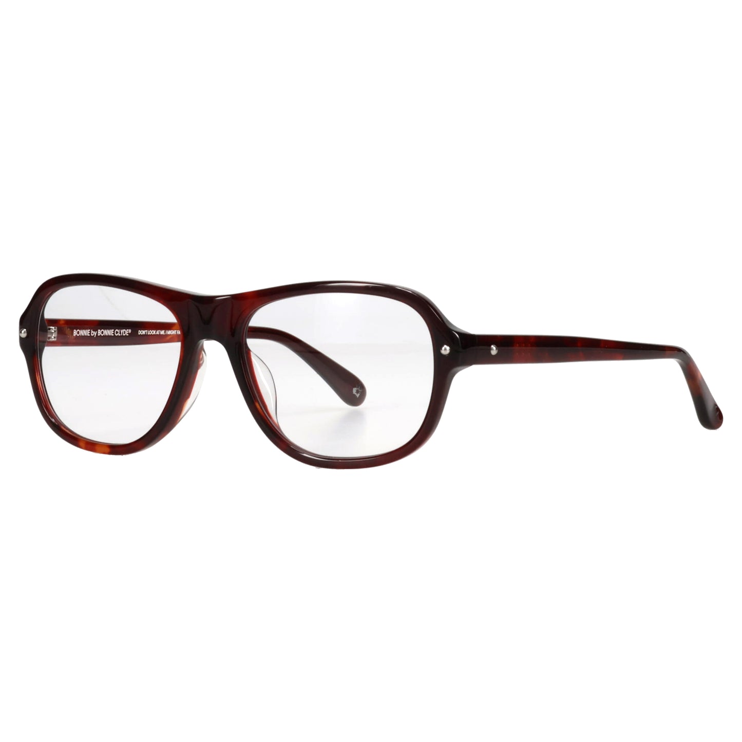 BOSS FIGH / RED TORTOISE & CLEAR LENS