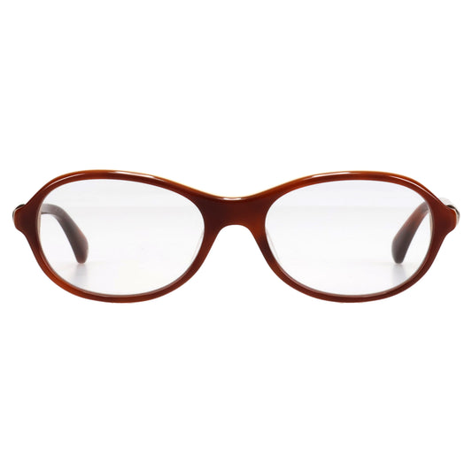BUTTER KNIFE / LAYERED BROWN & CLEAR LENS