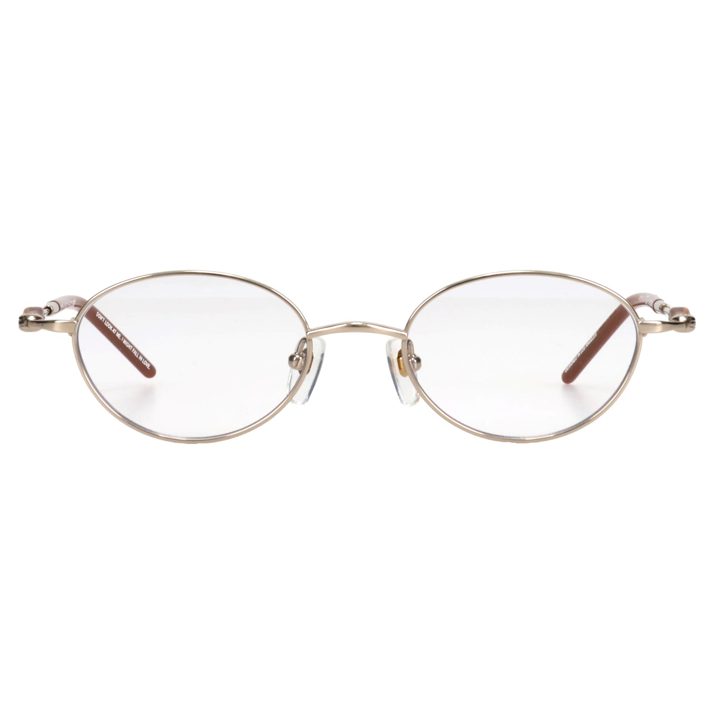 HEIRLOOM / GOLD DARK BROWN & CLEAR LENS