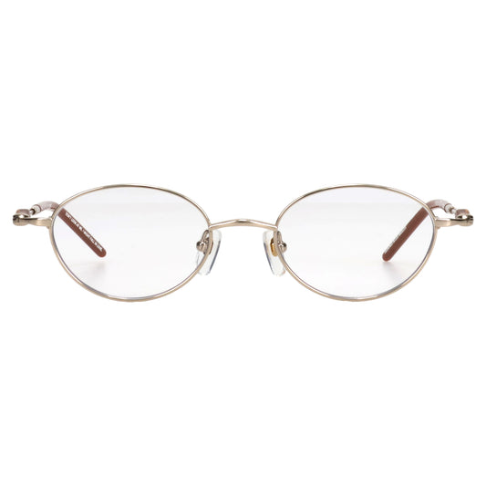 HEIRLOOM / GOLD DARK BROWN & CLEAR LENS