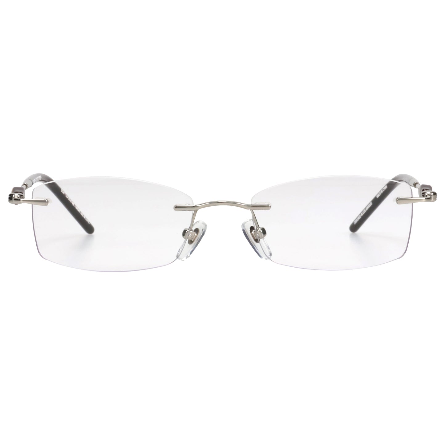 LISP / SILVER DARK BROWN & CLEAR LENS