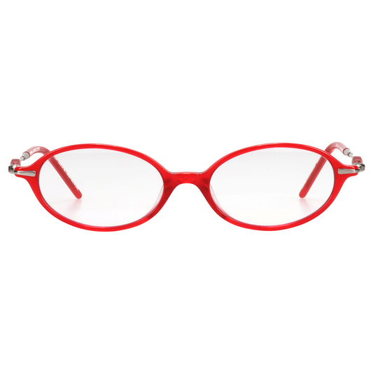 SWIMMING / SILVER LAYERED RED  & CLEAR LENS