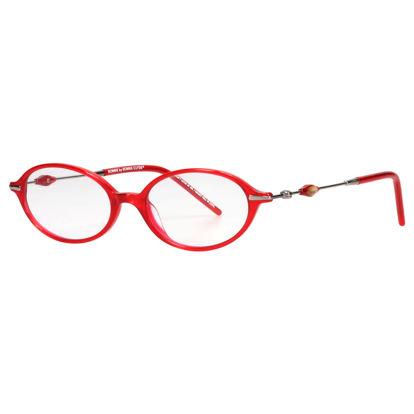 SWIMMING / SILVER LAYERED RED  & CLEAR LENS