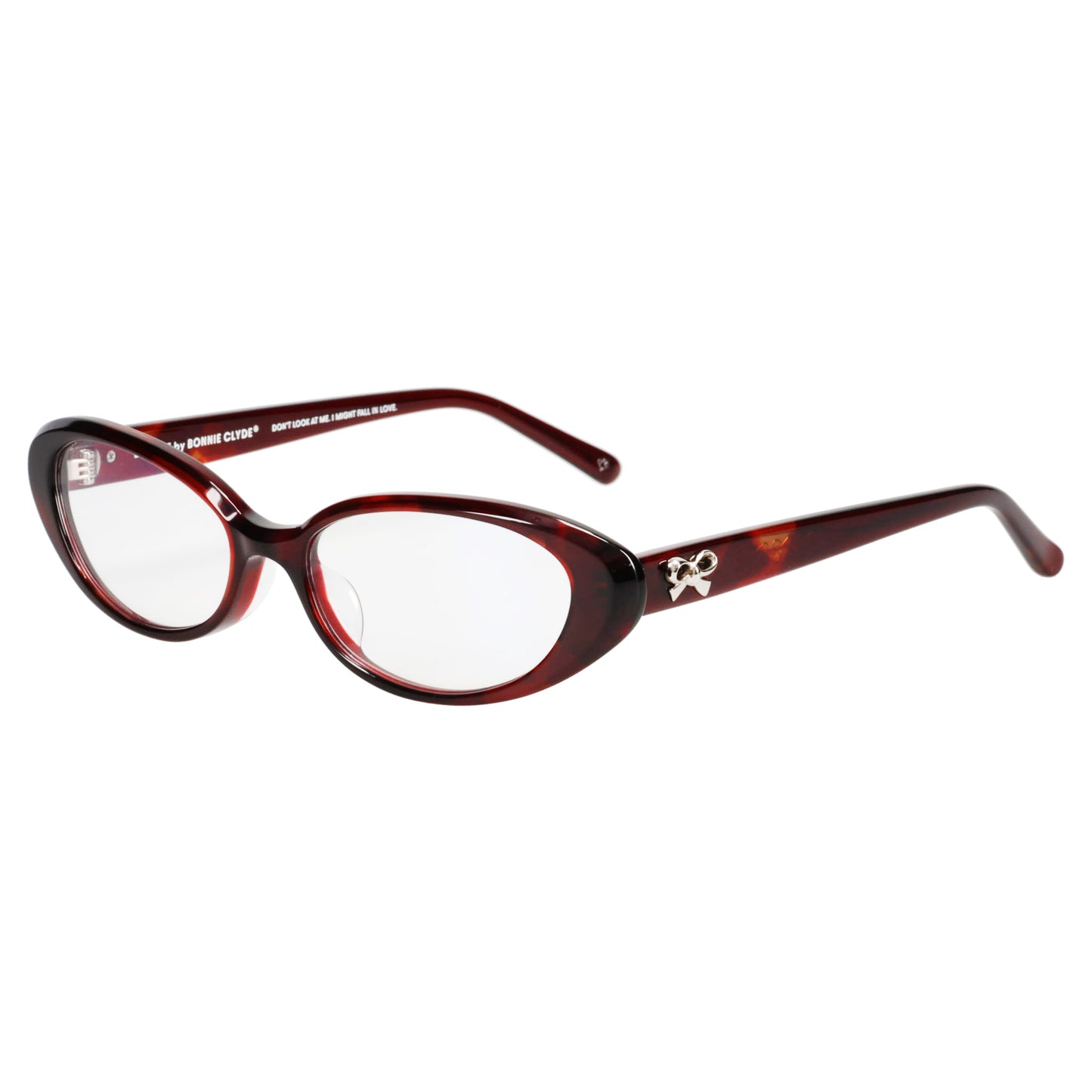 BLOUSE / RED TORTOISE & CLEAR LENS