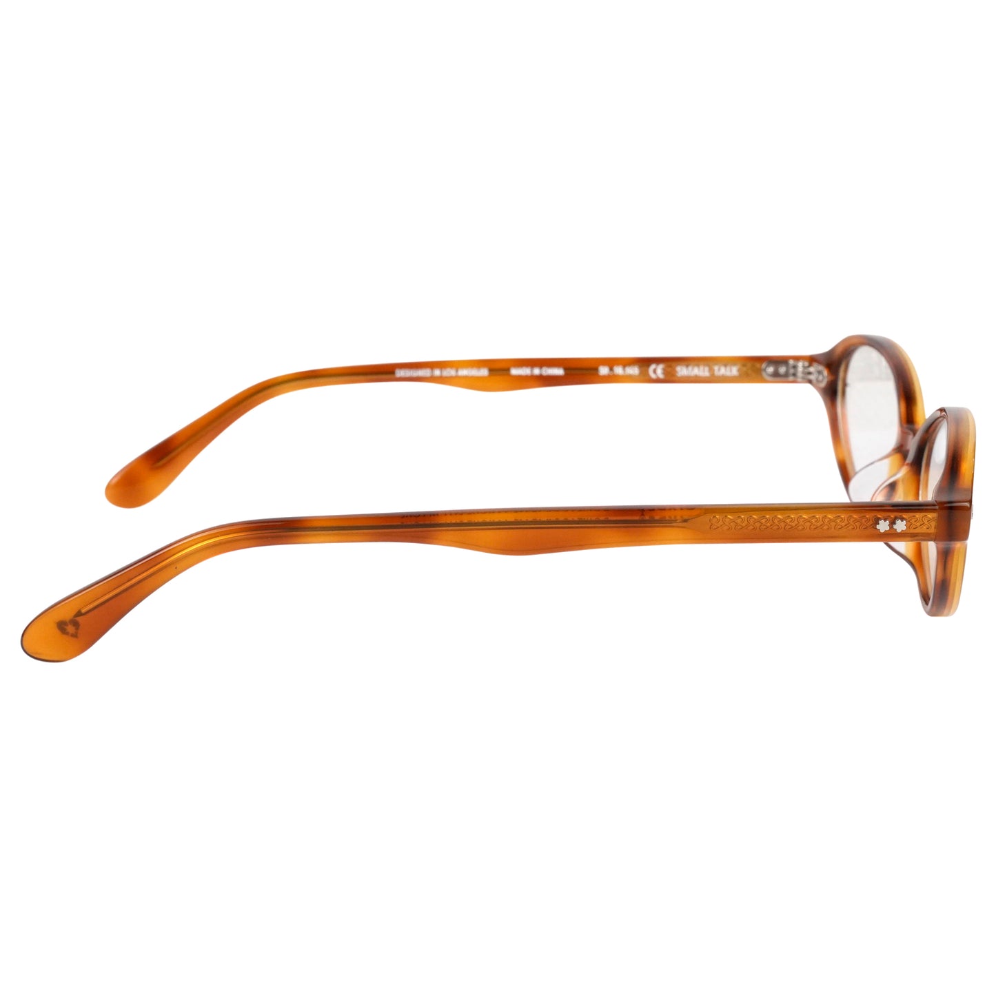 SMALL TALK / YELLOW TORTOISE & CLEAR LENS