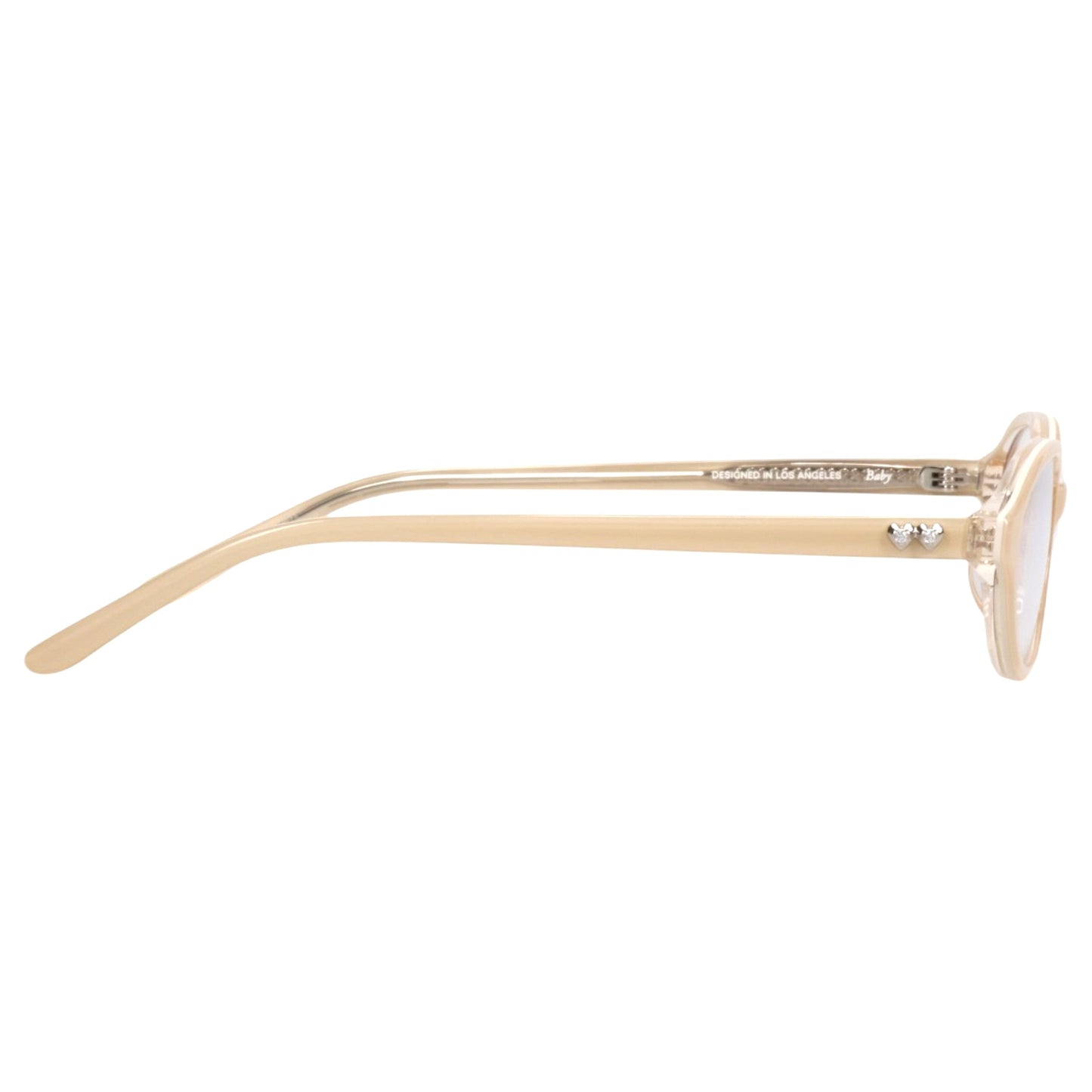 BABY / LAYERED OFF WHITE & CLEAR LENS