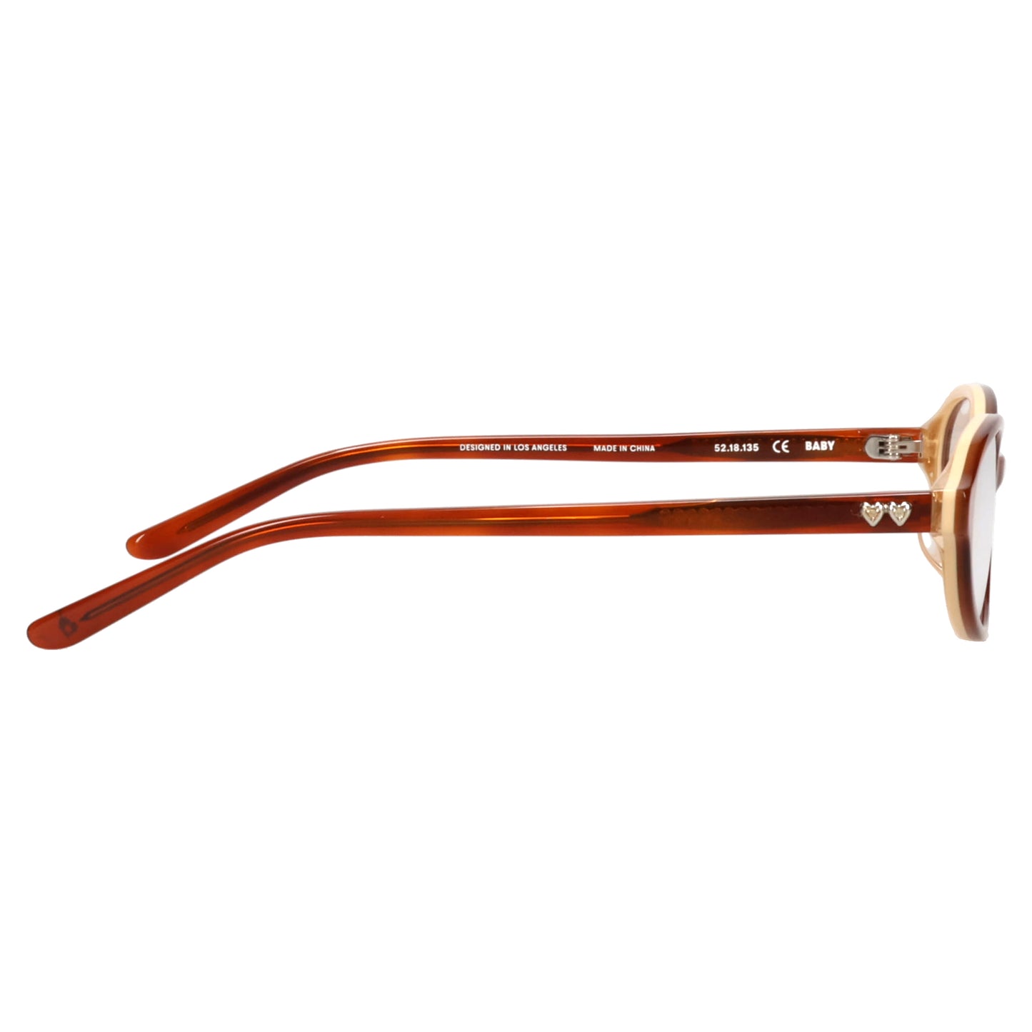 BABY / LAYERED BROWN TORTOISE & CLEAR LENS