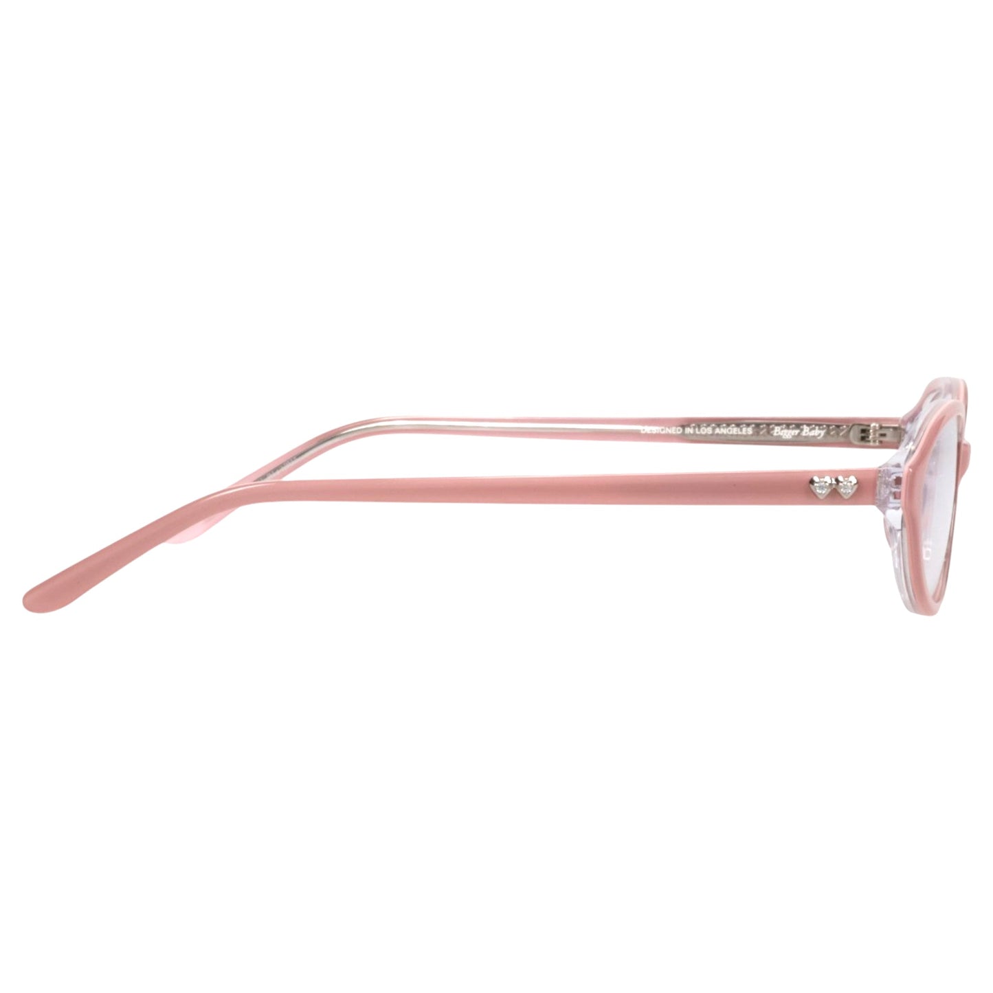BIGGER BABY / LAYERED PINK & CLEAR LENS
