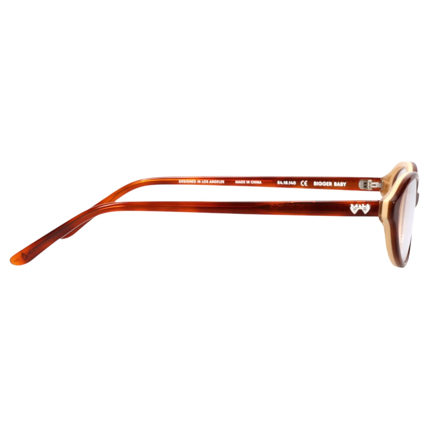 BIGGER BABY / LAYERED BROWN & CLEAR LENS