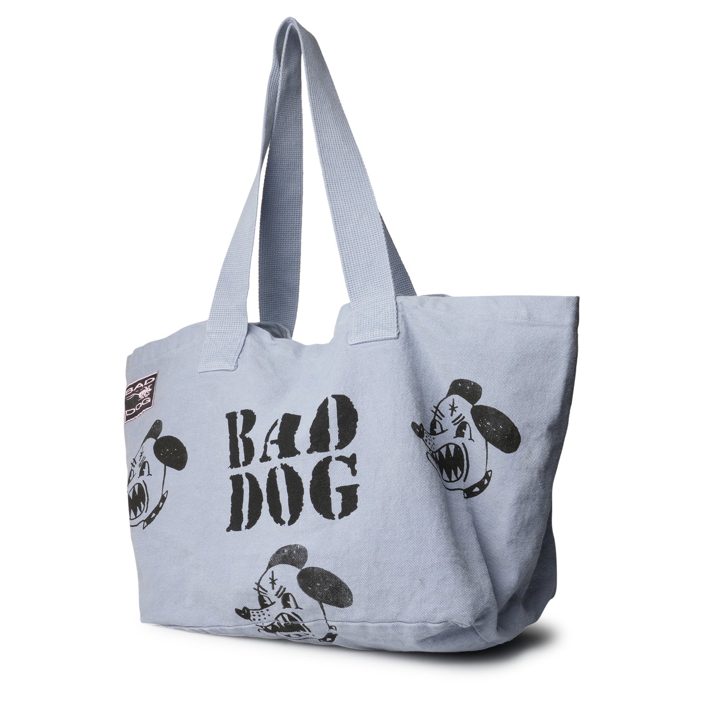 BAD DOG TOTE XL BAG / LIGHT BLUE