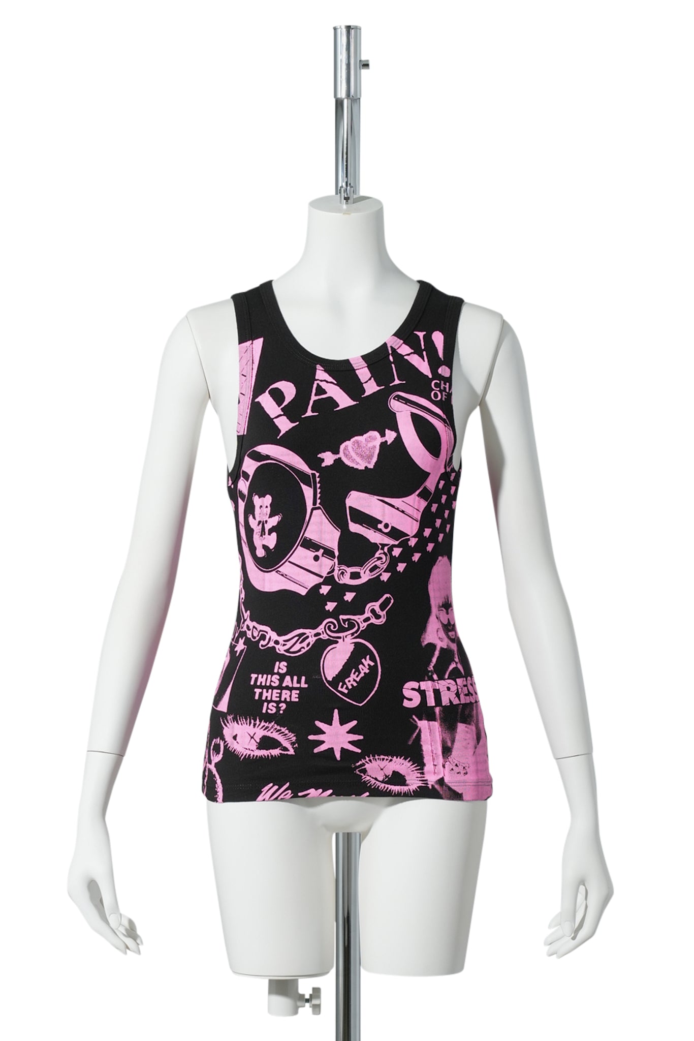 DIVINE TANK / BLACK/PINK