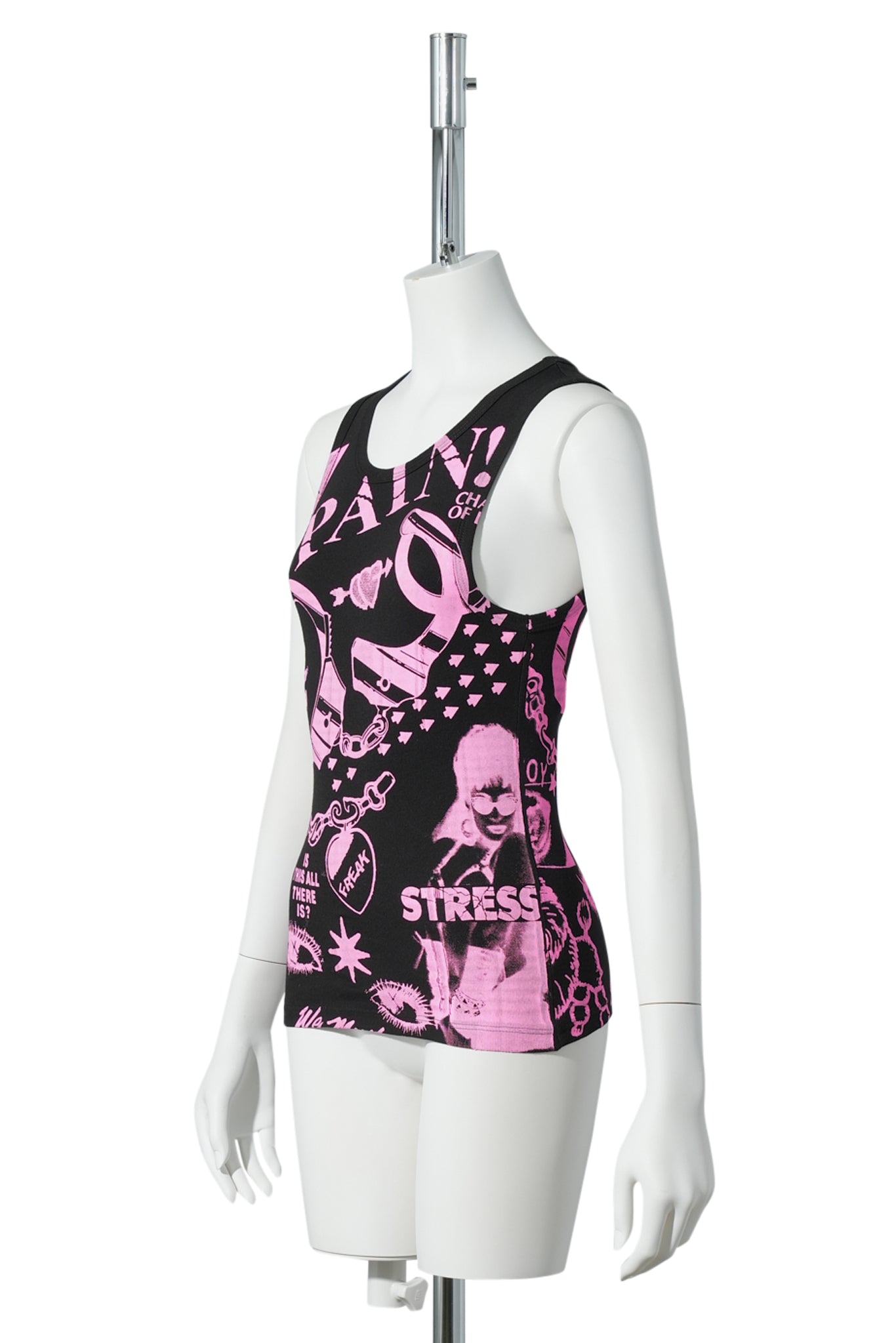 DIVINE TANK / BLACK/PINK