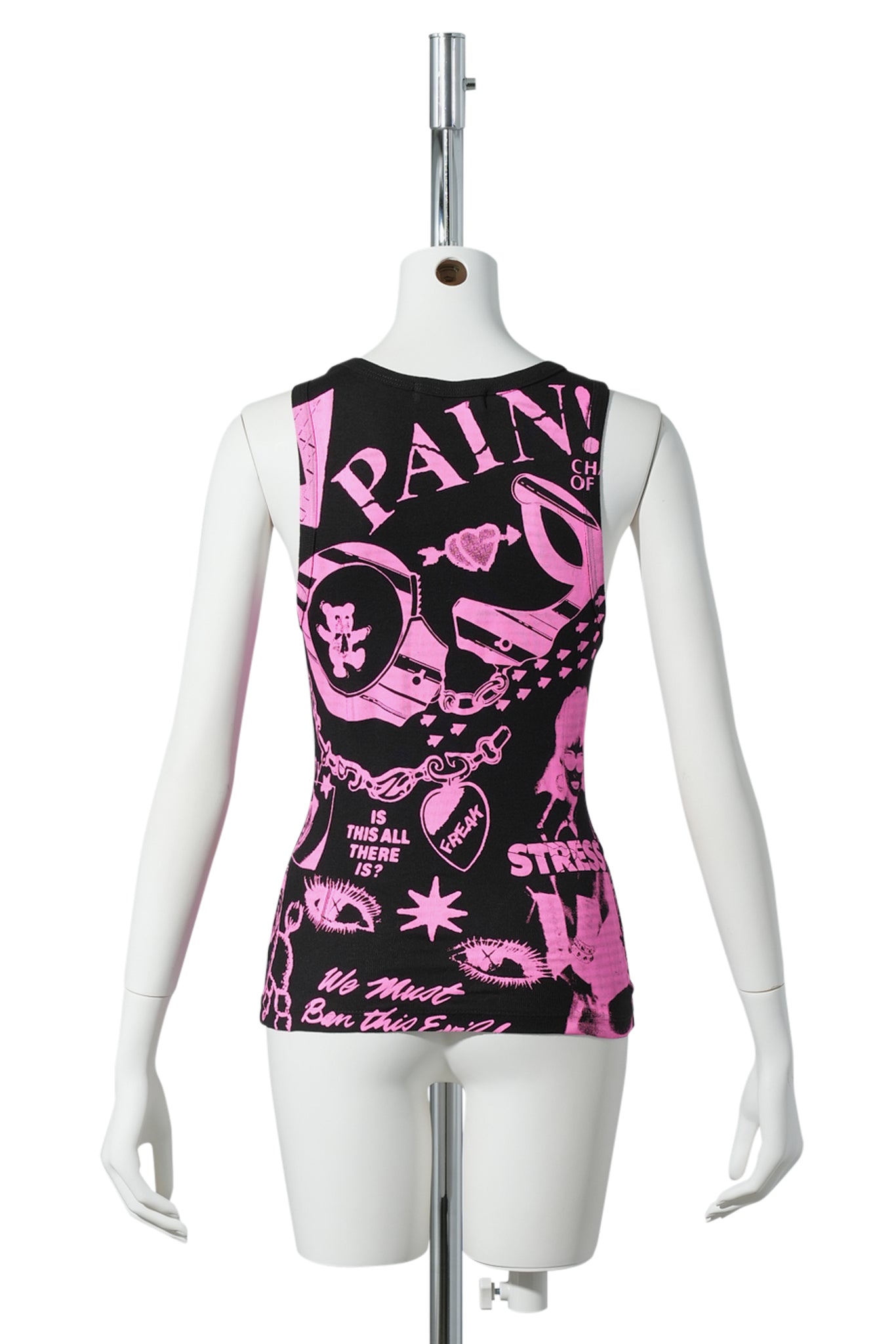 DIVINE TANK / BLACK/PINK