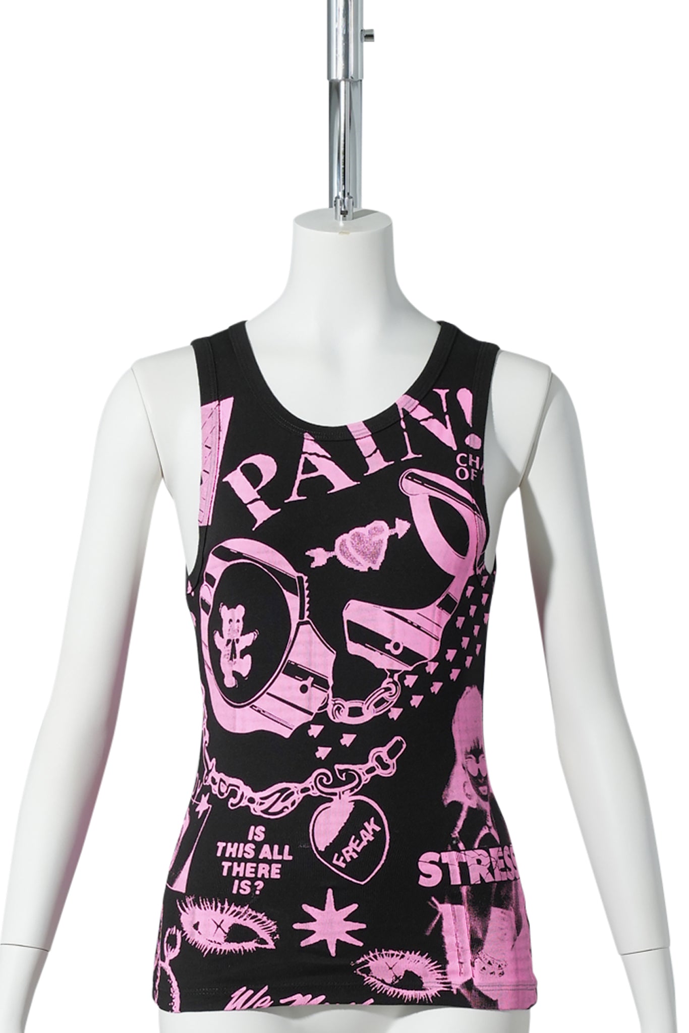 DIVINE TANK / BLACK/PINK